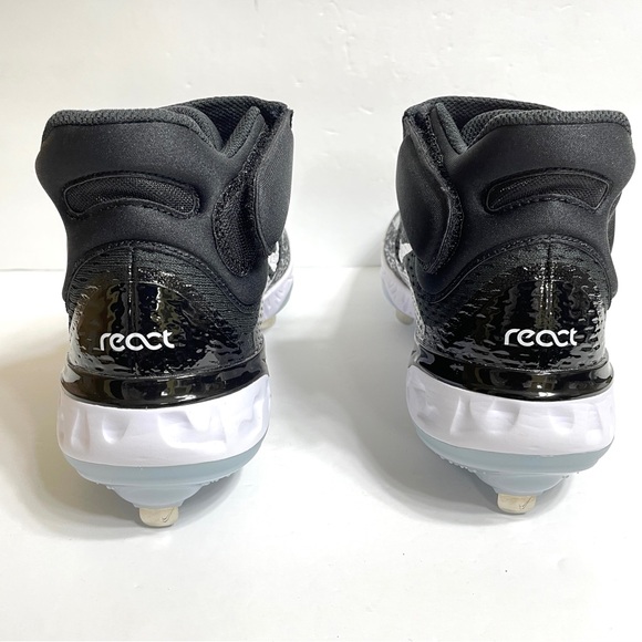 Nike Alpha Huarache Elite 4 Mid Baseball Cleats Size 13 DJ6520-001 - Picture 5 of 7